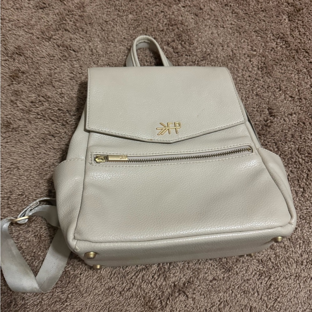 Freshly Picked Elegant Cream Diaper Backpack